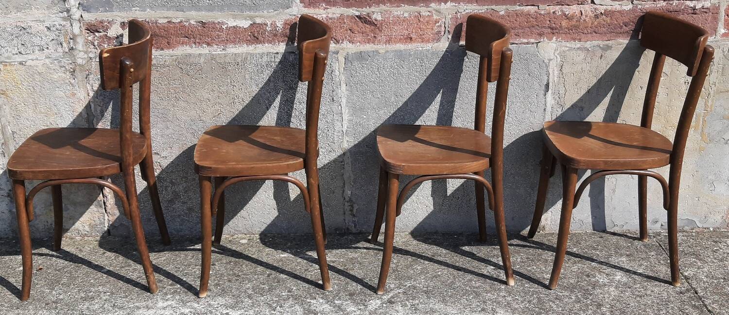Thonet bistro chairs (set of 4)