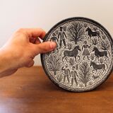Decorative plate by Stefan Kniat 60s