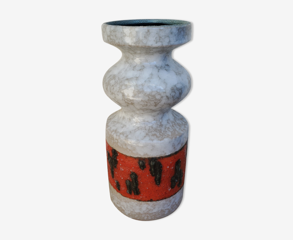 Vintage vase 70's diabolo ceramic