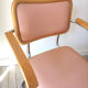 Pair of armchairs by Marcel Breuer 1980 skaï