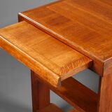 50s oak office by Pierre Bloch and Charles Dudouyt