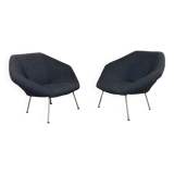 Armchairs Model Caleidos 835 by Frans Schrofer for Young International, Netherlands, 1980, Set of 2