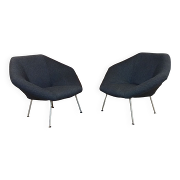 Armchairs Model Caleidos 835 by Frans Schrofer for Young International, Netherlands, 1980, Set of 2