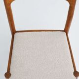 Set of 2 mid-century Danish dining chairs by H.W. Klein