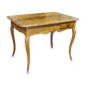 Cherry table, eighteenth century, Louis XV with two drawers