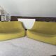Set of two saké sofas by pascal mourgue for cinna