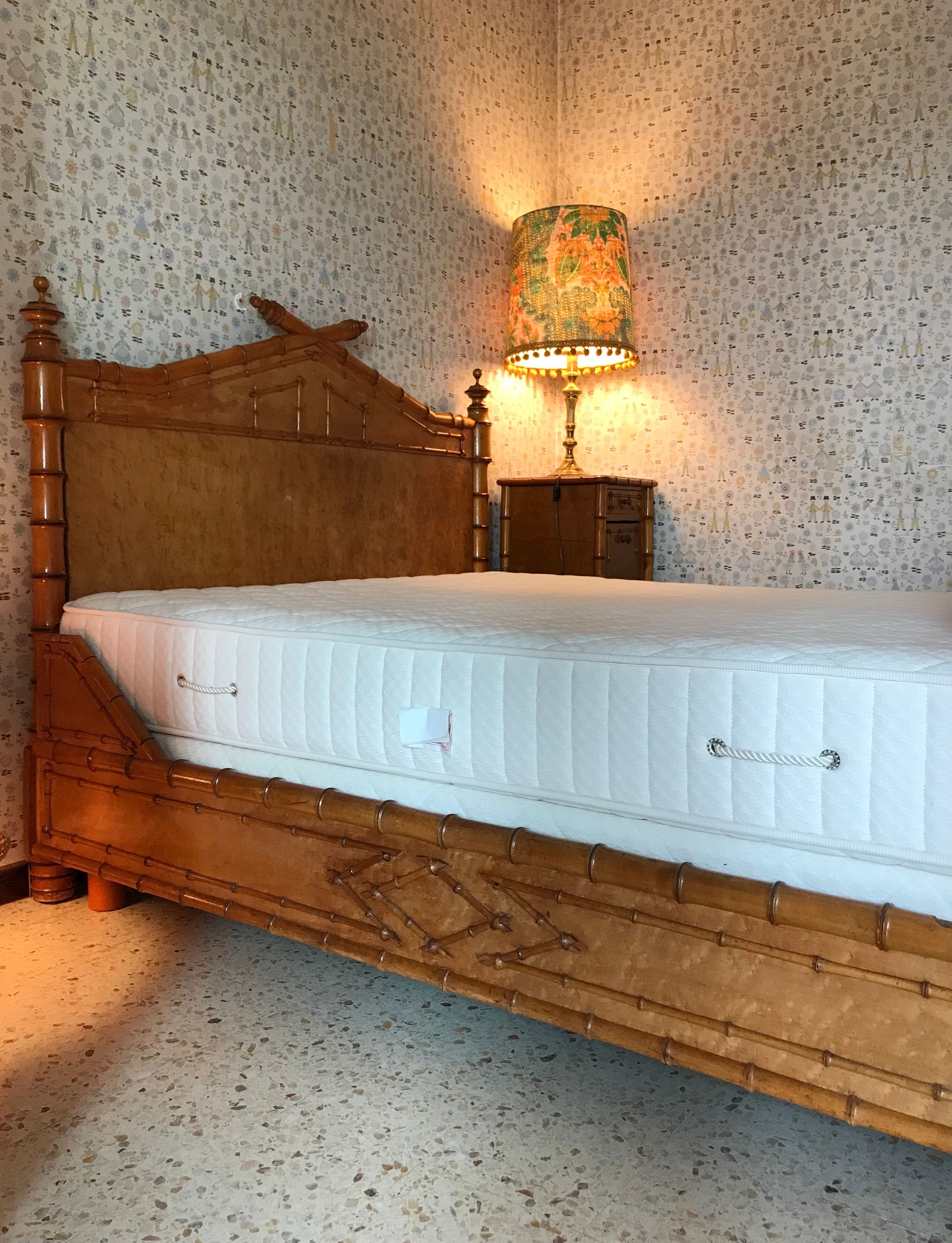 Bed bamboo collection circa 1870 Napoleon III