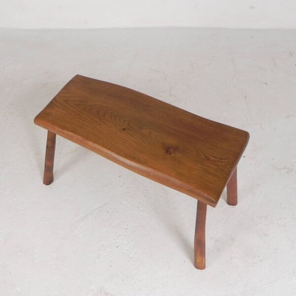 Table d'appoint vintage en tronc d'arbre, années 1960