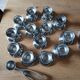 13 coupes à glace en inox + serviteuse