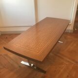 Coffee table style Bernard Rohne vintage 1980