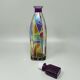Carafe ou bouteille décorative d'exception des années 1970, signée Luigi Bormioli. Fabriquée en Italie.