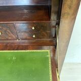 19th century mahogany and mahogany veneer secretary