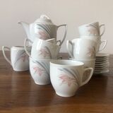 Pastel porcelain coffee service