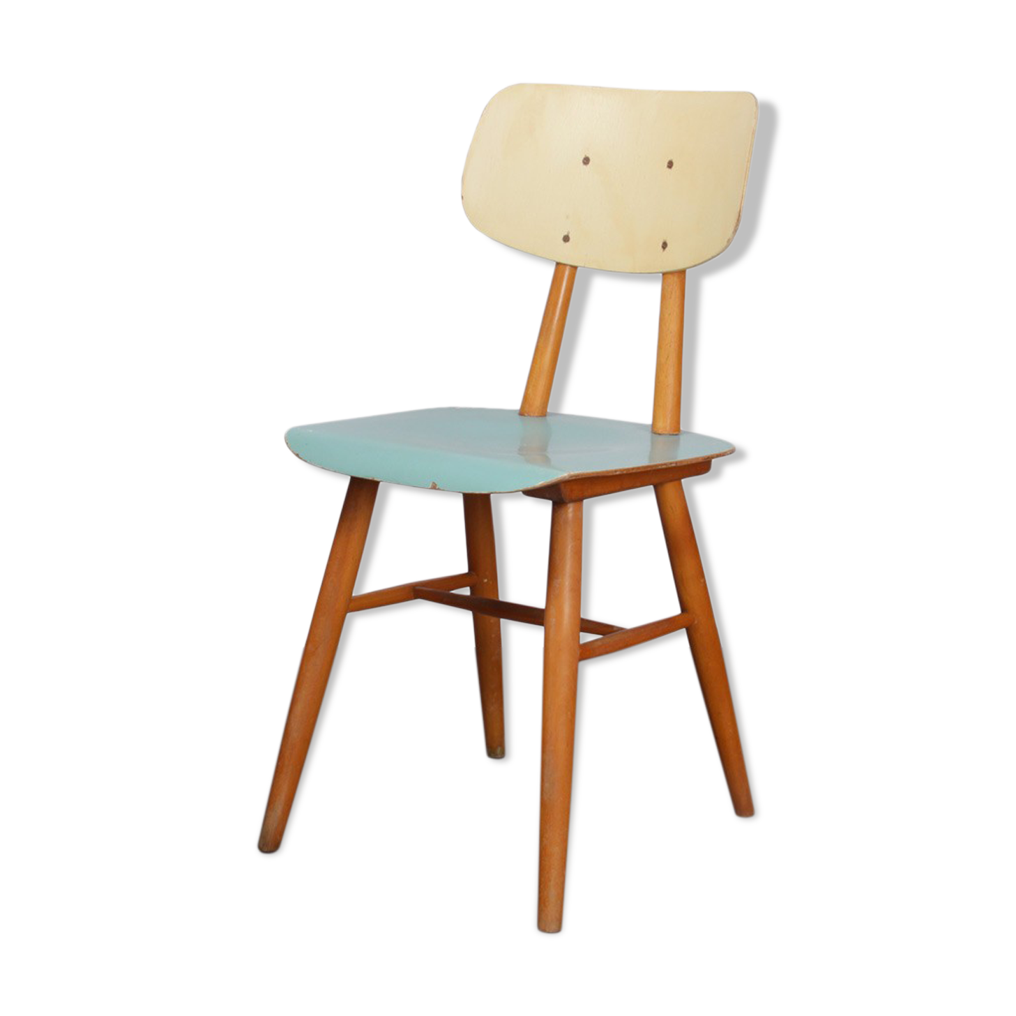 Chaise en bois vintage pour l'éditeur Ton 1960