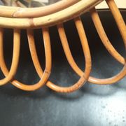bamboo sun, rattan 1960 70 s 55cm