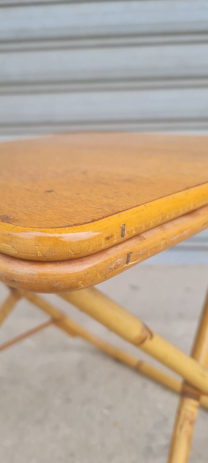 Rattan bedside table 1960