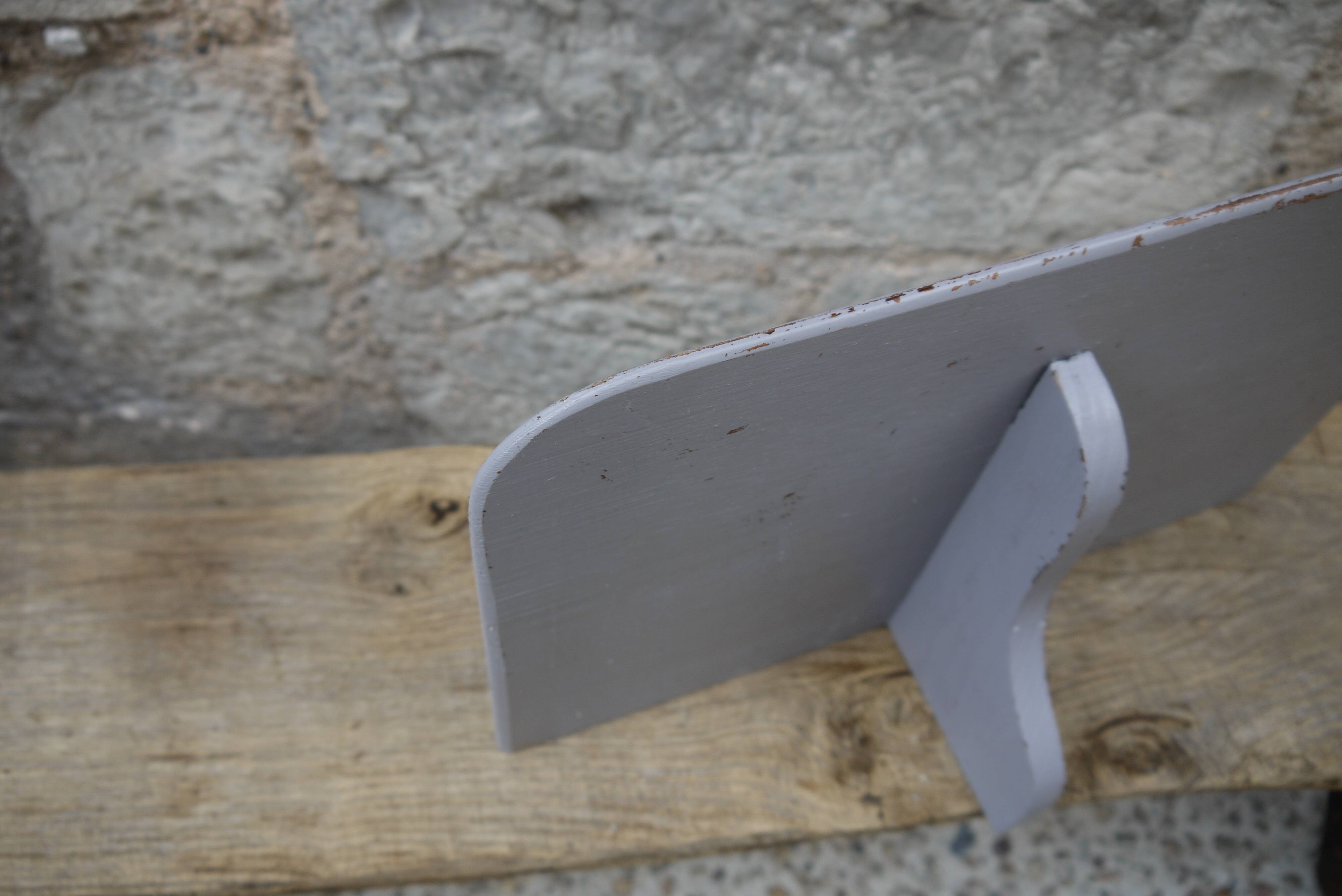 Rustic wooden wall mount