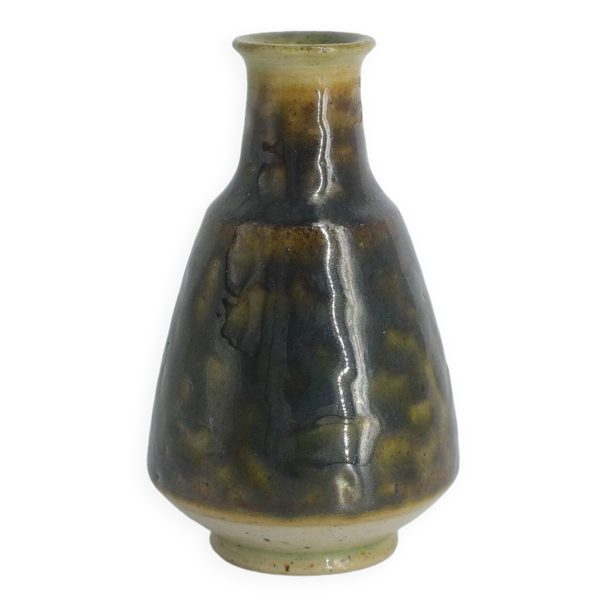 Vase de collection scandinave en grès n° 10 par Gunnar b-Borg pour Höganäs