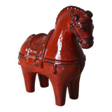 Ceramic horse by Aldo Londi