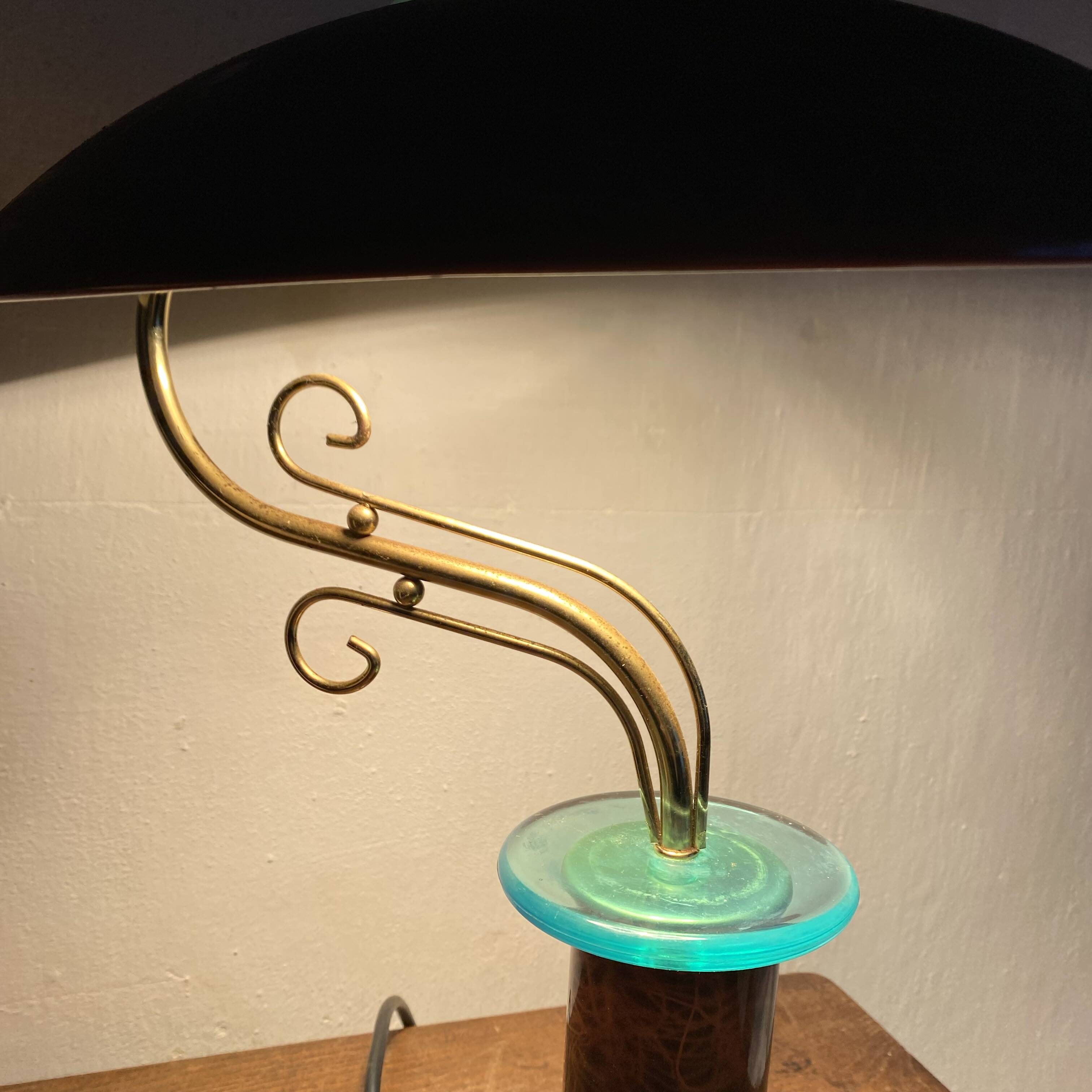 Vintage 80s mushroom lamp