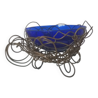 Contemporary glass bowl