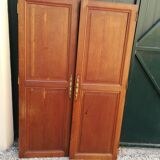 Pair of oak cabinet doors