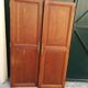 Paire de portes d'armoire en chêne