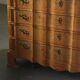 Vintage Mid-century Baroque Style Danish High Boy Brutalist Dresser 1960s