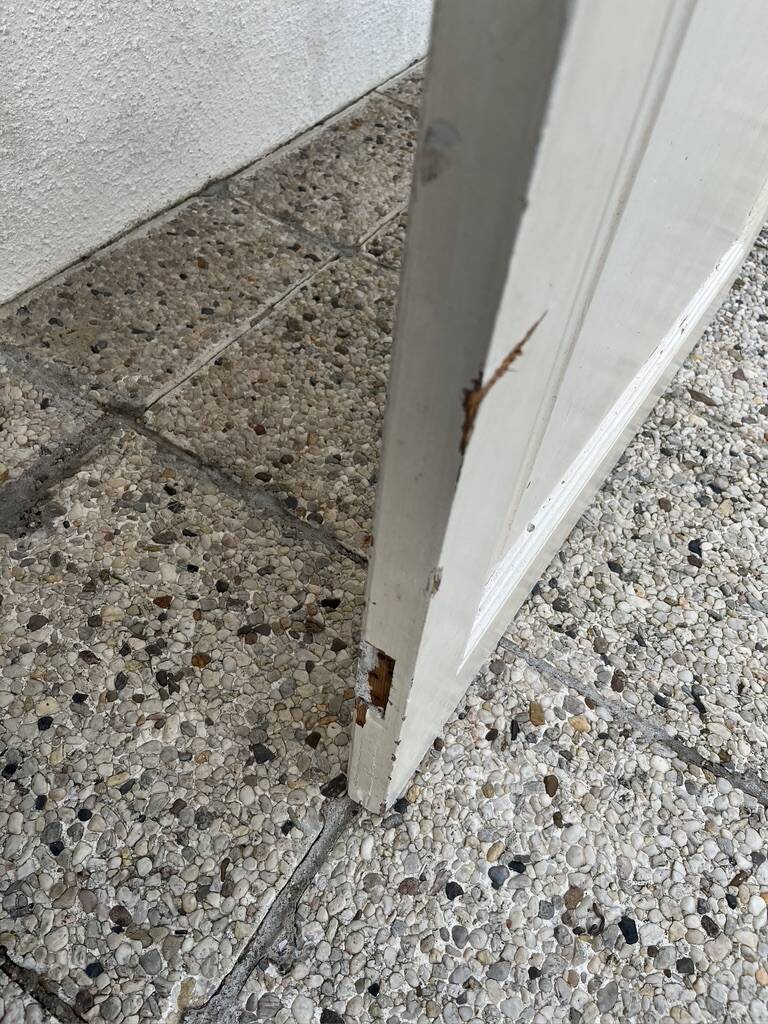 Set of 3 solid wood doors