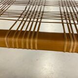 Lacquered wooden table from the 60s with revised door