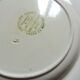 Faience plate of Creil Montereau XIXth green and pink decoration