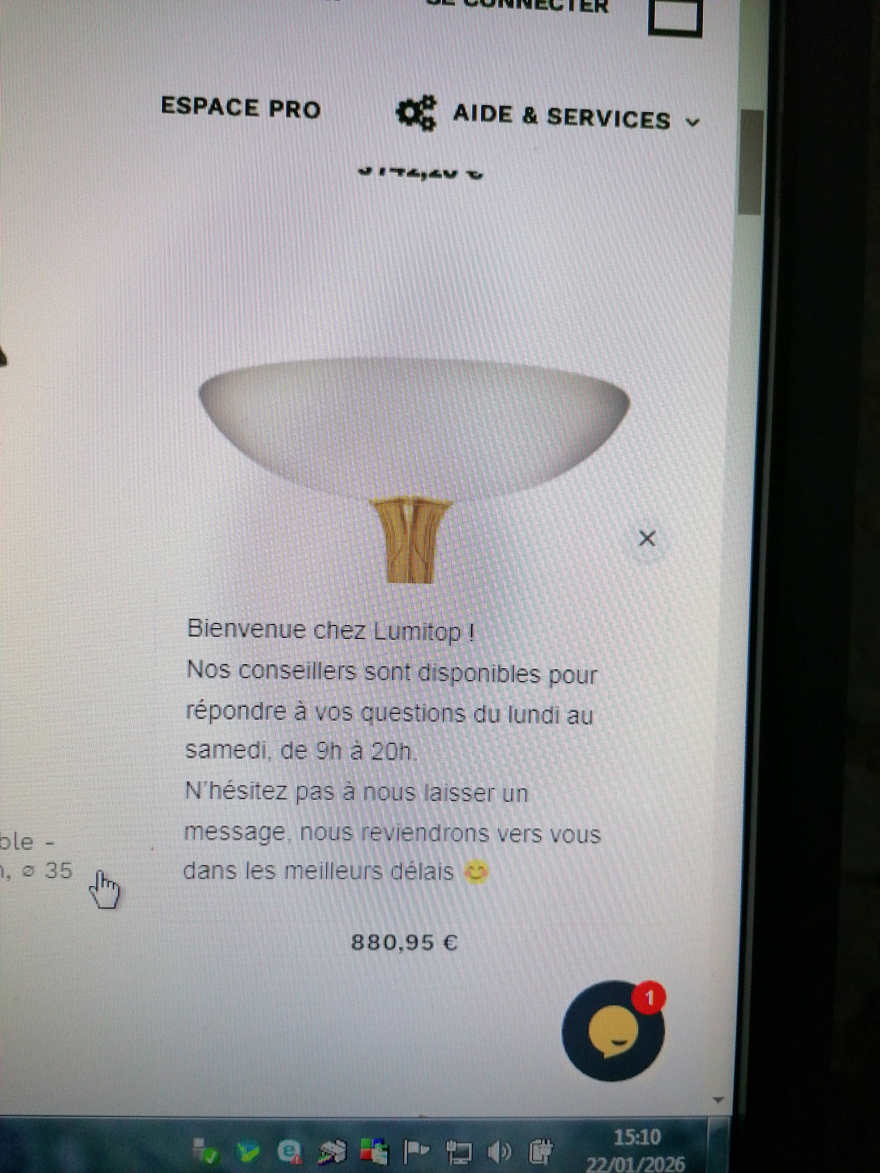 Akenaton wall light by Maison Lucie Gau