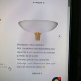 Akenaton wall light by Maison Lucie Gau