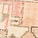 3x10 neutral geometric vintage runner rug, 296x73cm