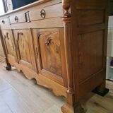 Buffet lorrain deux corps , bois de noyer 18e siècle
