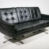 Mid-Century Design Leather Set – Sofa & Armchairs 1960s