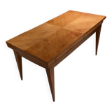 Coffee table with vintage Révélation system Design Albert Ducrot year 50/60