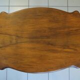 Napoleon III pedestal table in solid walnut