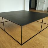Table basse metal noir