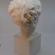 Female plaster head – antique style – decorative bust 43 cm