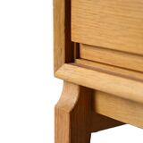 Vintage oak low cabinet
