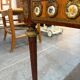 Louis XVI style coffee table - marble, porcelain medallions