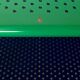 Memphis 80s perforated sheet metal rolling trolley
