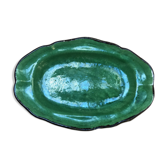 Plat terre vernissee vert provencal
