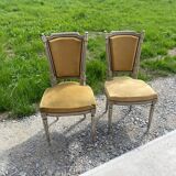 Pair of Louis XVI style chairs