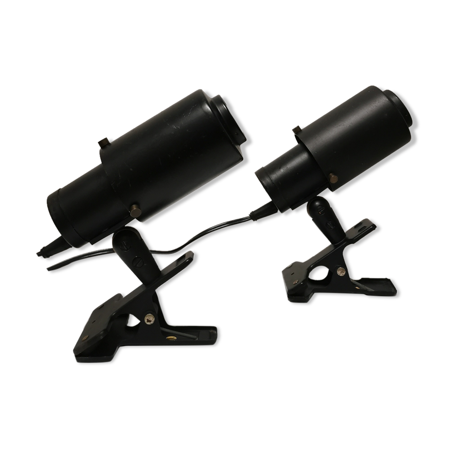 Pair of Jacques Biny wall lamps for Lita, 1950