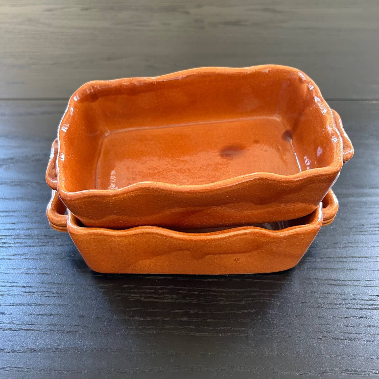 Pair of gratin dishes