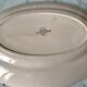Pale pink oval dish and flowers digoin sarreguemines 30s-40s