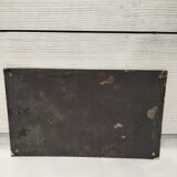 Enameled villa plaque