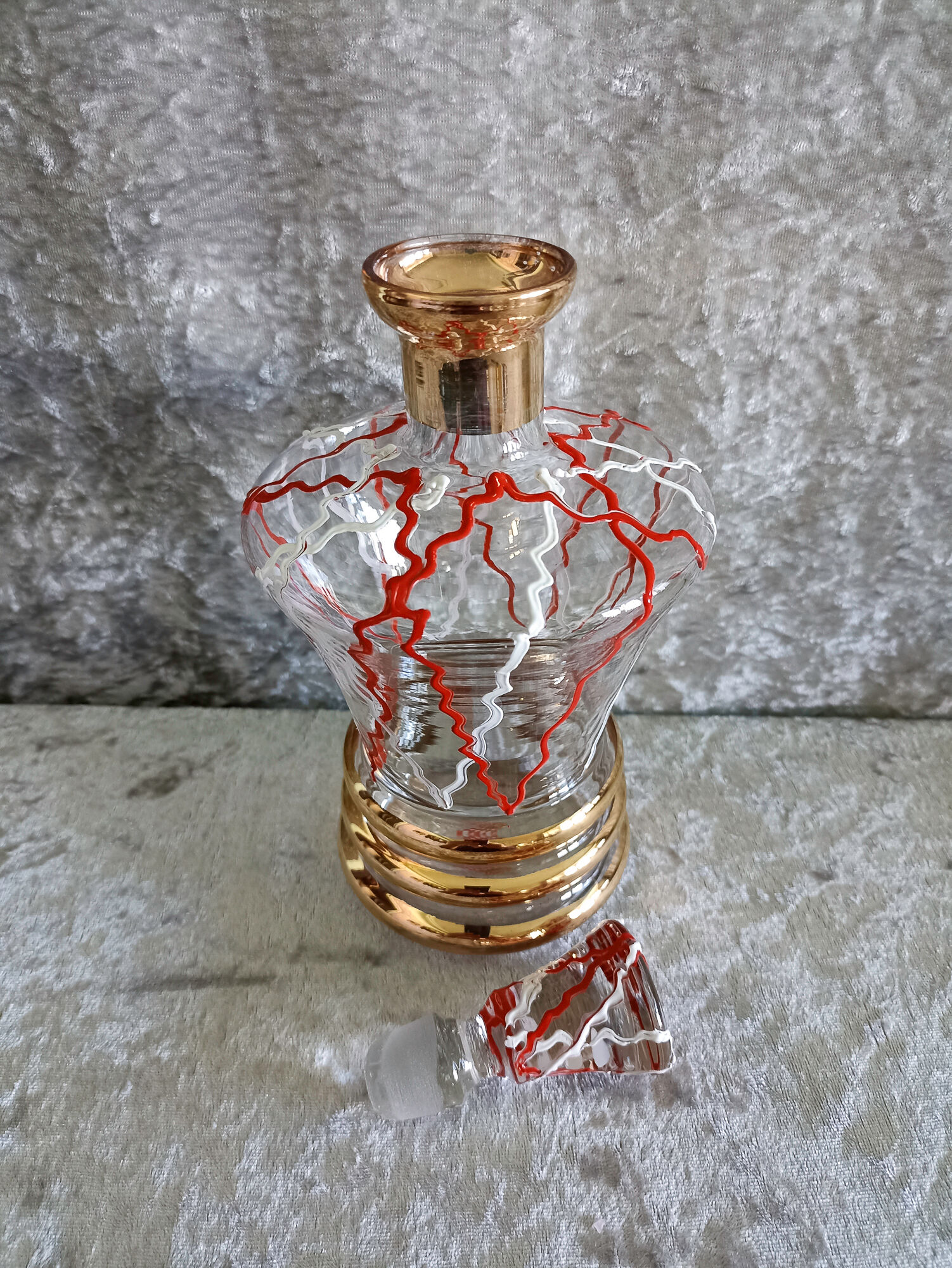 Liquor decanter from the Monaco glassworks